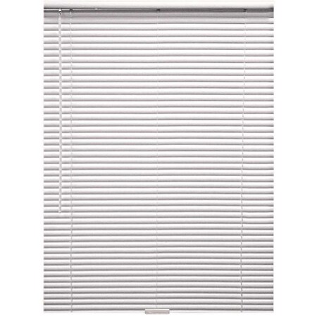 Designers Touch White Cordless Room Darkening 1 in. Vinyl Mini Blind for Window or Door - 29 in. W x 84 in. L 10793478548835